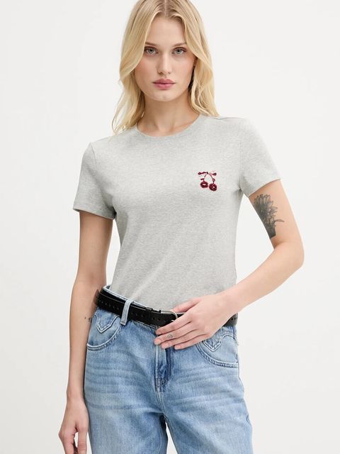 Miss Sixty t-shirt damski kolor szary 6S2SJ19500 - zdjęcie produktu nr 1