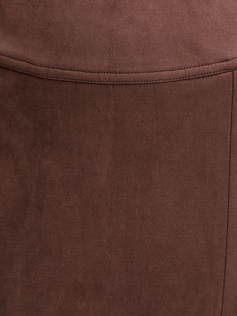 Bardot spódnica kolor brązowy midi prosta 58855SB5