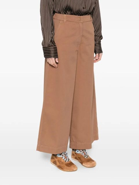 Weekend Max Mara Wkdariete wide-leg trousers - Brown