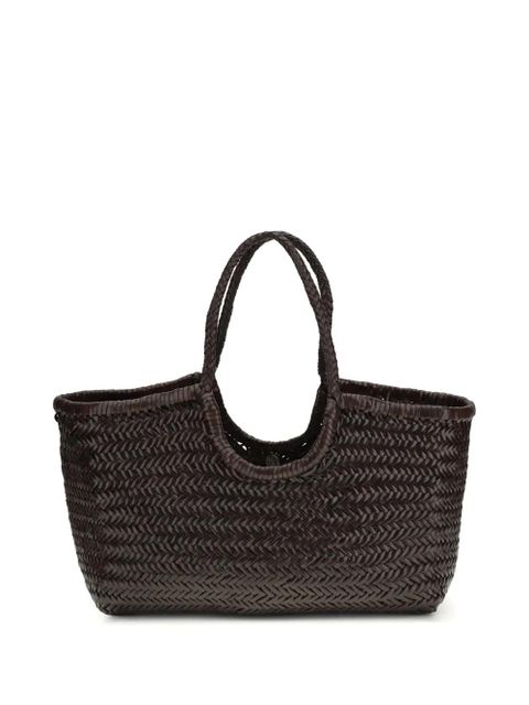 DRAGON DIFFUSION Nantucket woven-design shoulder bag - Brown - zdjęcie produktu nr 1