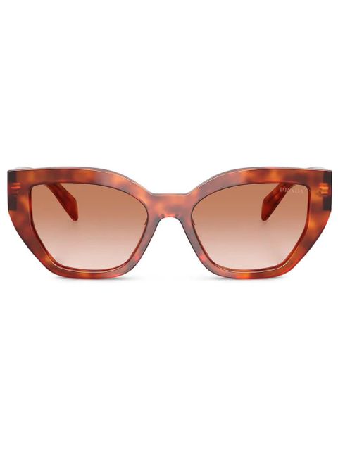 Prada Eyewear cat-eye frame sunglasses - Brown - zdjęcie produktu nr 1
