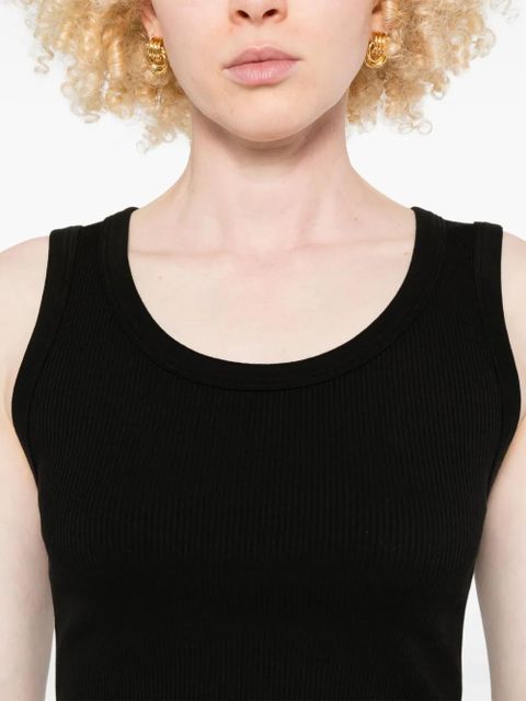 AGOLDE ribbed tank top - Black