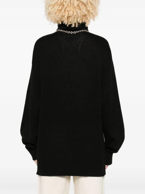 TOTEME roll-neck sweater - Black