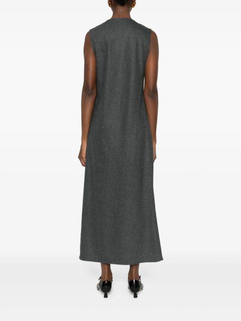 KHAITE V-neck dress - Grey