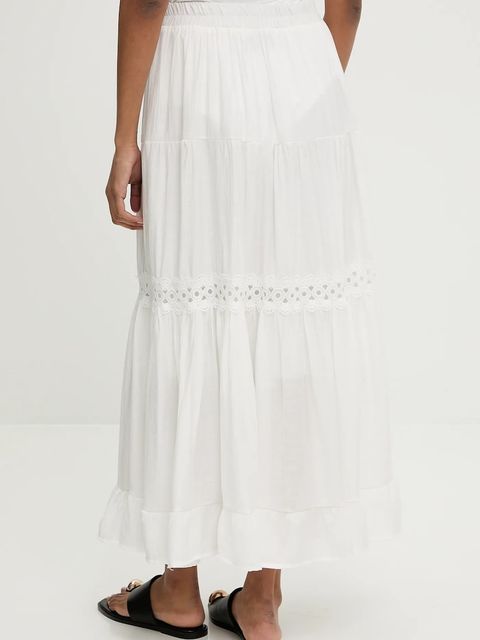 Answear.LAB spódnica kolor biały maxi rozkloszowana - zdjęcie produktu nr 2
