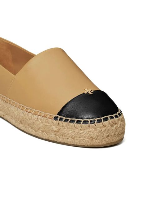Tory Burch colourblock espadrilles - Brown