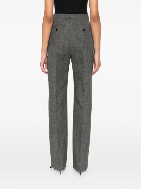 Alexander McQueen wool straight trousers - Grey