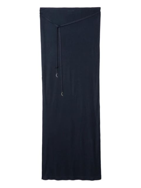 Zadig&Voltaire side-slit maxi skirt - Blue - zdjęcie produktu nr 1