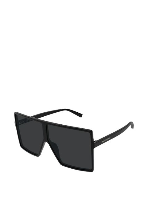 Saint Laurent Eyewear square-frame sunglasses - Black - zdjęcie produktu nr 2