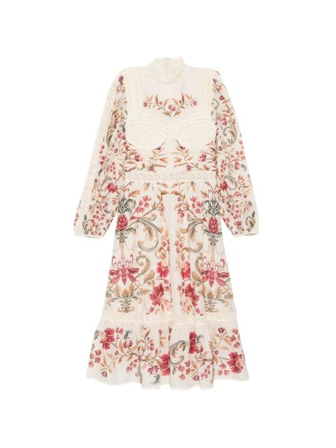 FARM Rio Royal Garden midi dress - Neutrals - zdjęcie produktu nr 1