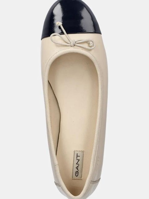 Gant baleriny skórzane Chadii kolor beżowy 30511856.G692 - zdjęcie produktu nr 2