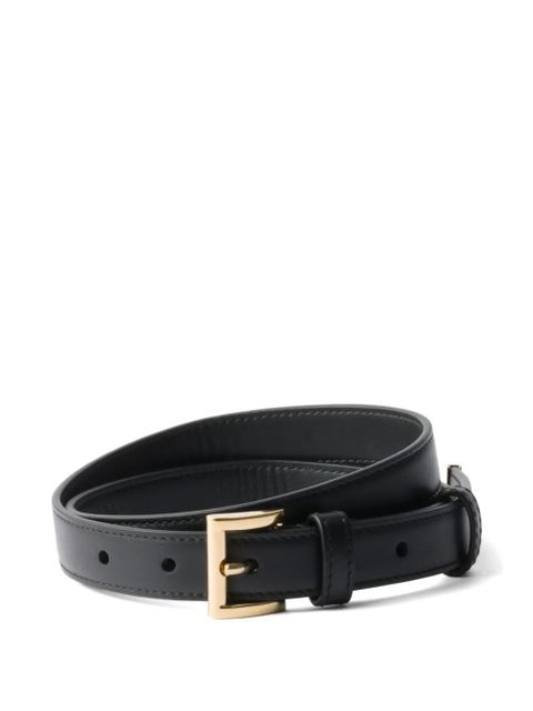 Prada leather belt - Black - zdjęcie produktu nr 1