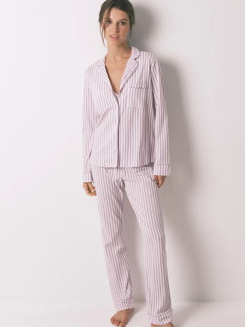 women'secret piżama bawełniana damska kolor fioletowy bawełniana 4852095 - zdjęcie produktu nr 1