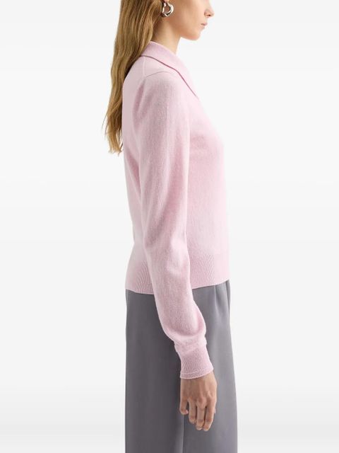Jil Sander wool polo sweater - Pink - zdjęcie produktu nr 2