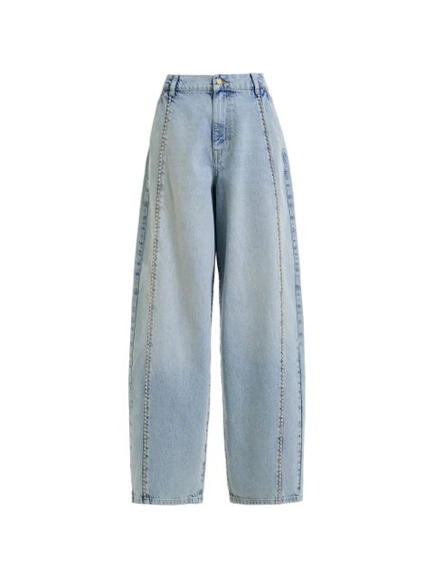 Essentiel Antwerp rhinestone-embellished jeans - Blue - zdjęcie produktu nr 1