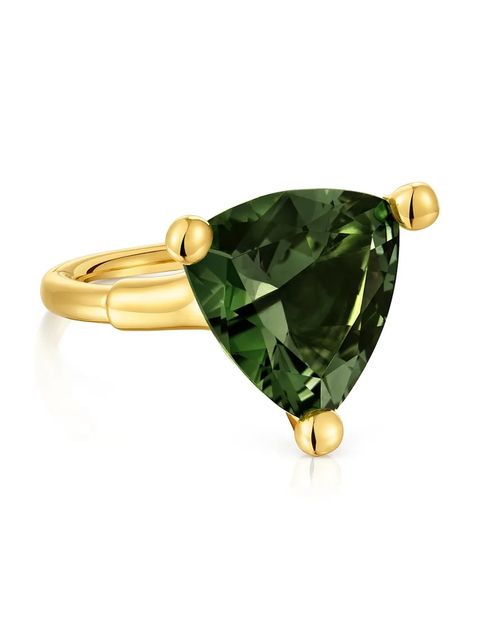 Tous pierścionek ze srebra pokrytego złotem 12 Color Lab 1004251312