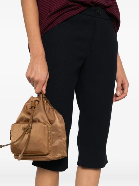Prada drawstring pocket satchel - Brown - zdjęcie produktu nr 2