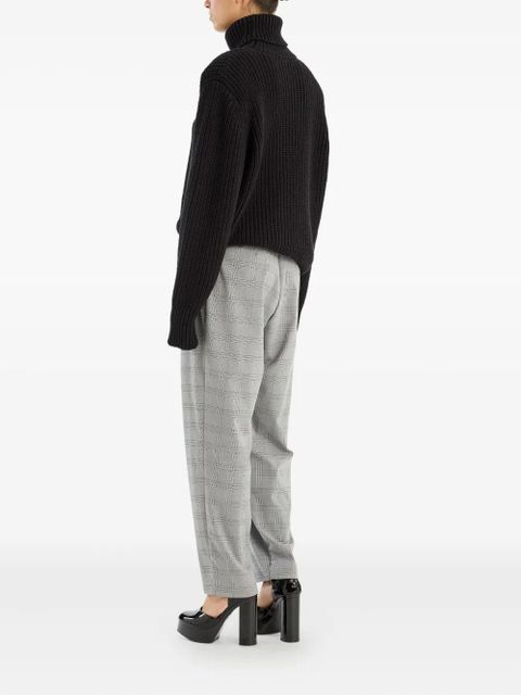 ROTATE BIRGER CHRISTENSEN ribbed turtleneck sweater - Black - zdjęcie produktu nr 2