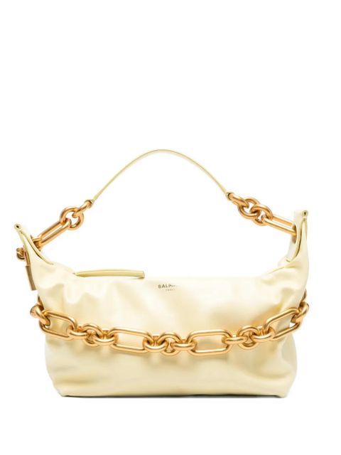 Balmain Sync chain-detail leather tote - Yellow - zdjęcie produktu nr 1