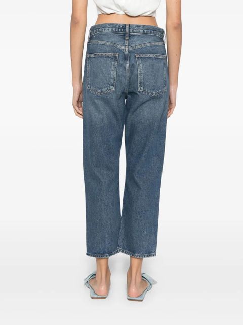 AGOLDE 90'S Crop straight-leg jeans - Blue