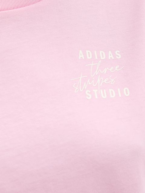 adidas longsleeve bawełniany kolor różowy KT3272