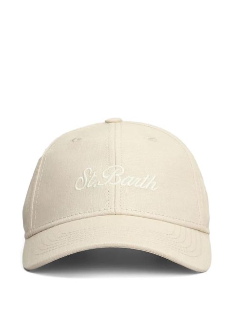MC2 Saint Barth logo-embroidered baseball cap - Neutrals