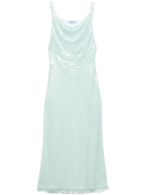 Prada sequined maxi dress - Green - zdjęcie produktu nr 1
