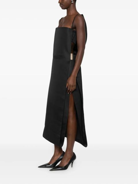 Sportmax square-neck long dress - Black - zdjęcie produktu nr 2