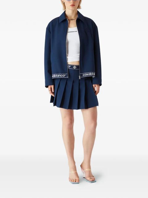 Casablanca emblem zip jacket - Blue - zdjęcie produktu nr 2