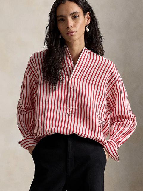 Polo Ralph Lauren koszula damska z lnem - zdjęcie produktu nr 1