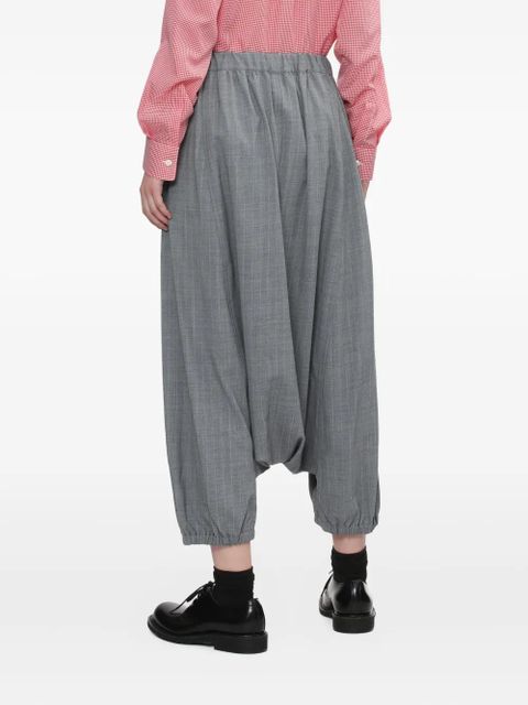 Comme Des Garçons elasticated trousers - Grey