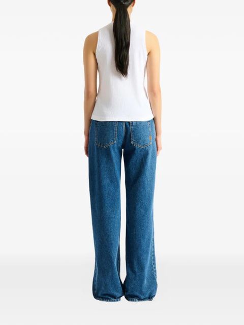 Balmain Balmain Paris embroidered vest top - White