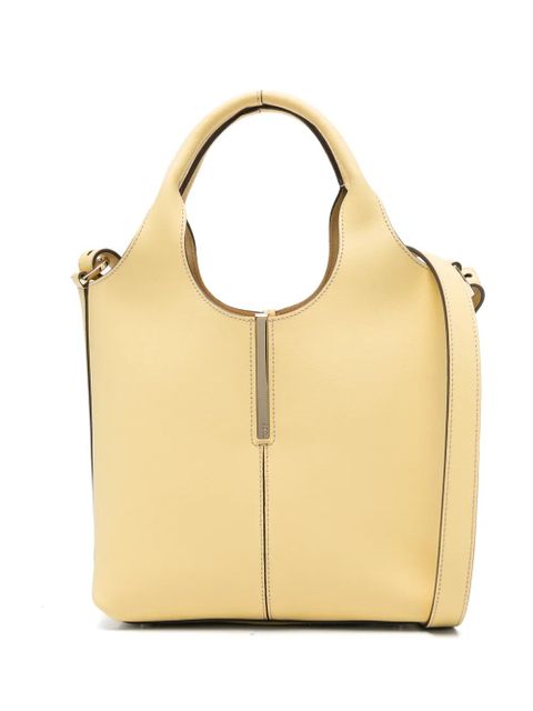 Tod's mini leather tote bag - Yellow - zdjęcie produktu nr 1