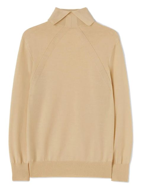 Jil Sander roll-neck wool jumper - Neutrals