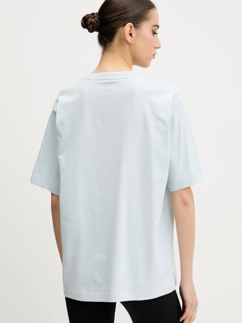 Guess Jeans t-shirt bawełniany damski kolor niebieski W5GI29 K8HM0