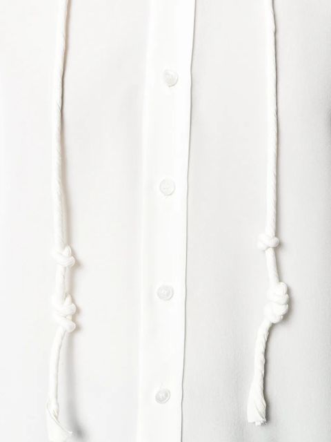 Chloé drawstring detail blouse - White