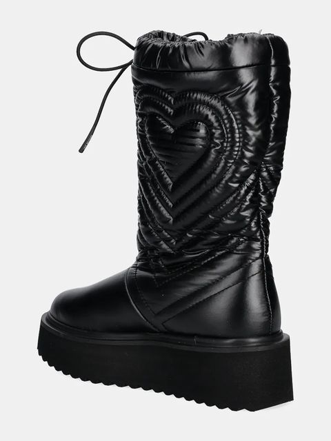 Love Moschino śniegowce kolor czarny JA24276I0LIN5000