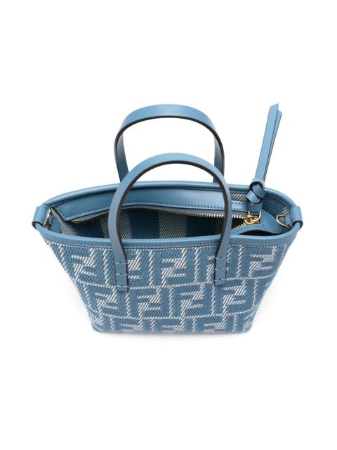 FENDI mini Roll tote bag - Blue - zdjęcie produktu nr 2