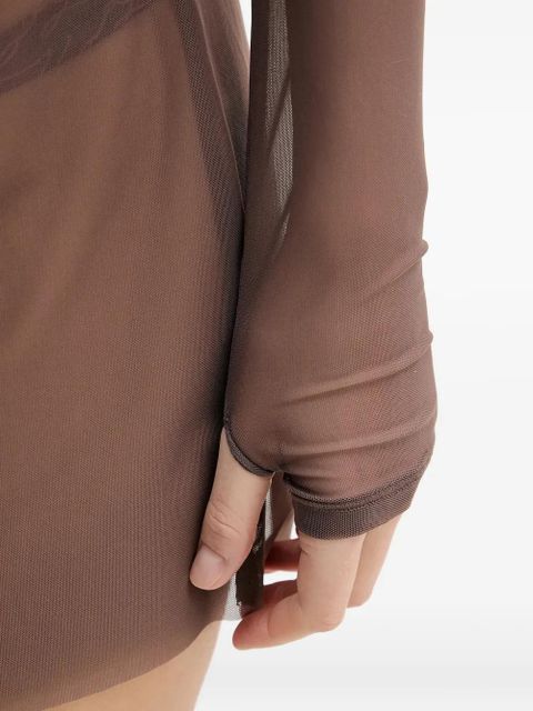 Bond-eye Gisele open-back mini dress - Brown