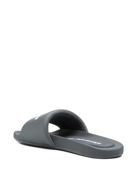 Alexander Wang logo strap slides - Grey - zdjęcie produktu nr 2