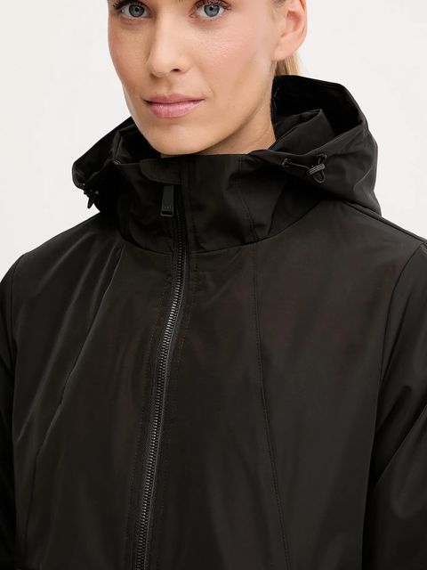 Dkny kurtka kolor czarny przejściowa DP5J9488