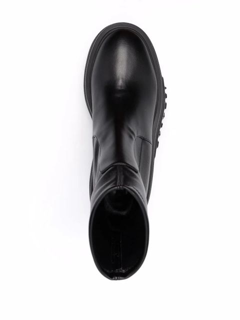 Casadei C-Chain platform ankle boots - Black