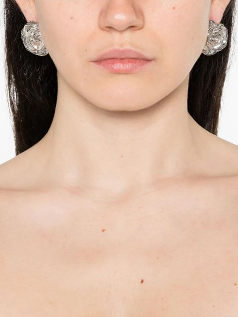 Magda Butrym rose earrings - Silver - zdjęcie produktu nr 2