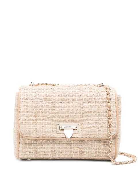 Aspinal Of London Lottie tweed crossbody bag - Neutrals - zdjęcie produktu nr 1
