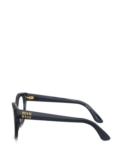 Miu Miu Eyewear cat-eye-frame glasses - Black