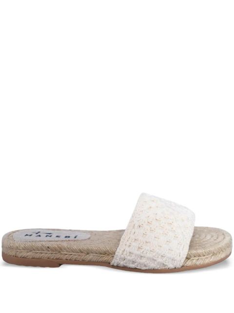 Manebi crochet slide sandals - Neutrals - zdjęcie produktu nr 1