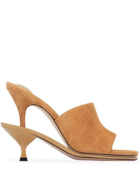 Jacquemus 100mm Les Doubles sandals - Brown - zdjęcie produktu nr 1