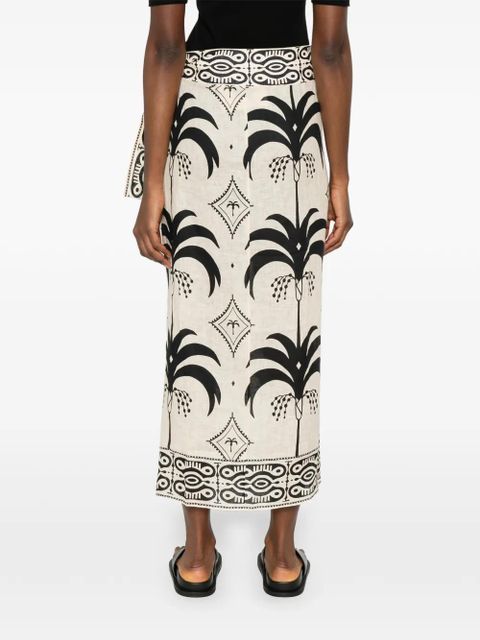 Johanna Ortiz Significado Poderoso midi skirt - Neutrals - zdjęcie produktu nr 2