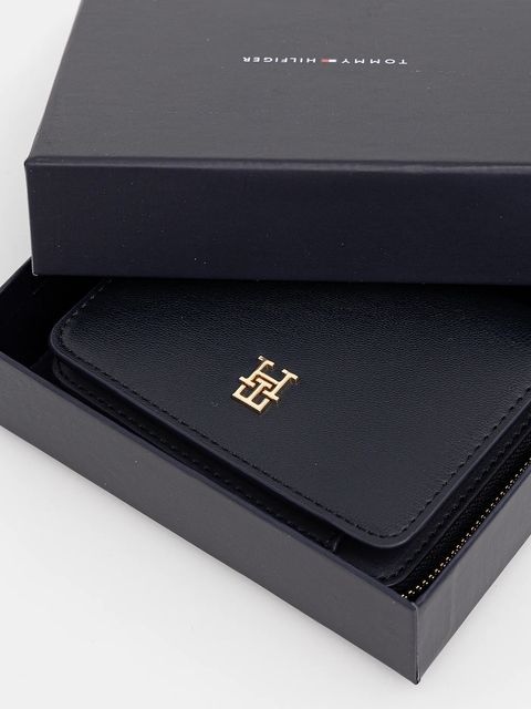 Tommy Hilfiger portfel damski kolor granatowy AW0AW17742