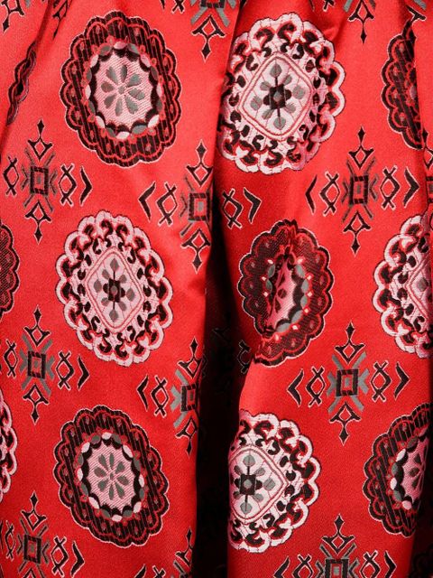 Comme Des Garçons cropped trousers - Red